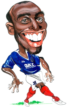 Sol Campbell Caricature