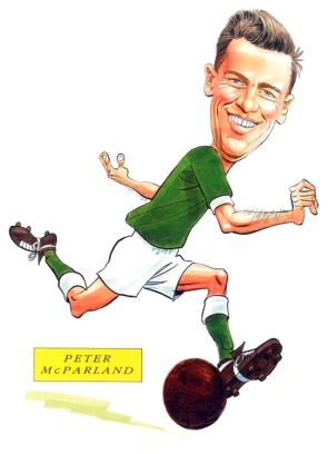 Peter McParland Caricature