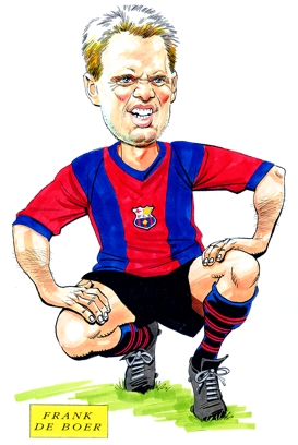 Frank de Boer Caricature