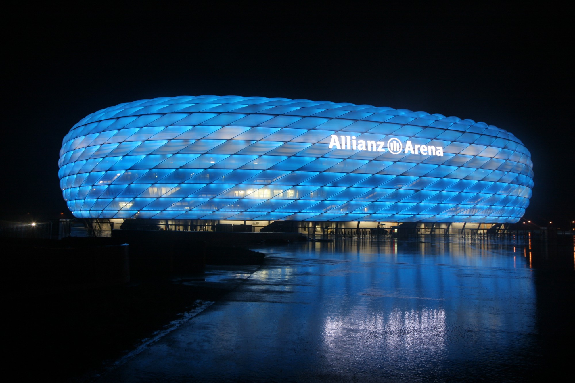 Allianz Arena Bayern Munih postcard, Allianz Arena Bayern Munih