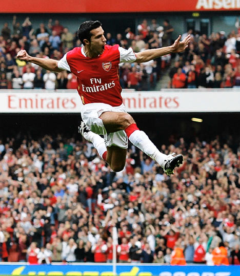 Van Persie Jumps