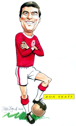 Ron Yeats Caricature