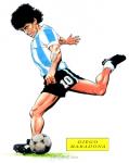 Diego Maradona Caricature