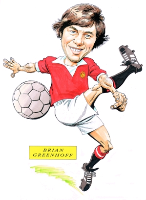 Brian Greenhoff Caricature