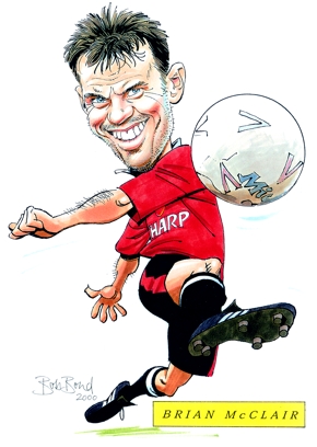 Brian McClair Caricature