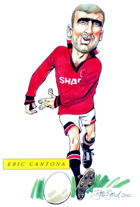 Eric Cantona Caricature