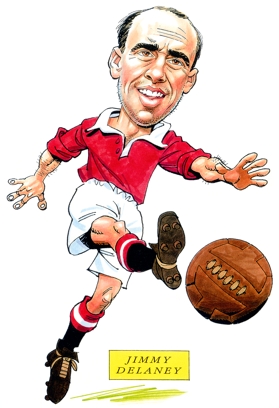 Jimmy Delaney Caricature