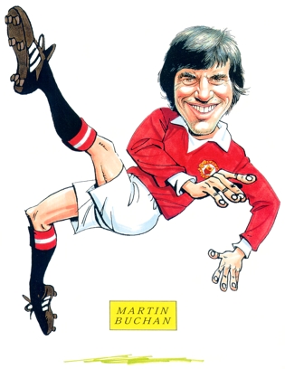 Martin Buchan Caricature