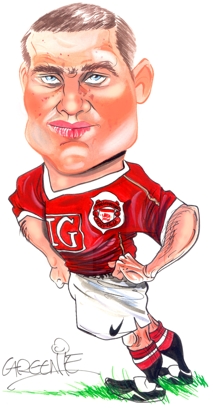 Nemanja Vidic Caricature