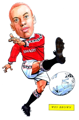 Wes Brown Caricature