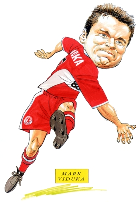 Mark Viduka Caricature