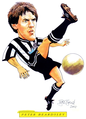 Peter Beardsley Caricature