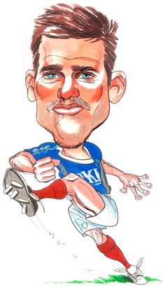 David Nugent Caricature