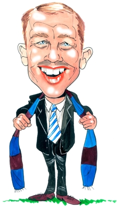 Alan Curbishley Caricature