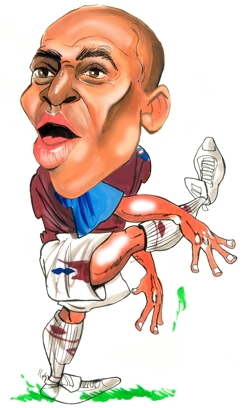 Luis Boa Morte Caricature