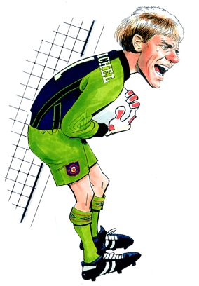 Peter Schmeichel Caricature