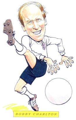 Bobby Charlton Caricature