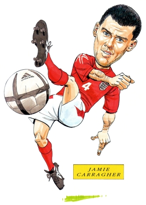 Jamie Carragher Caricature