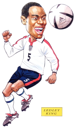 Ledley King Caricature