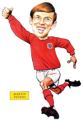 Martin Peters Caricature