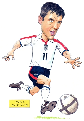 Phil Neville Caricature