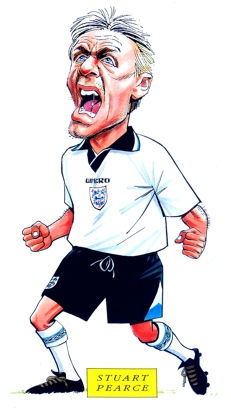 Stuart Pearce Caricature