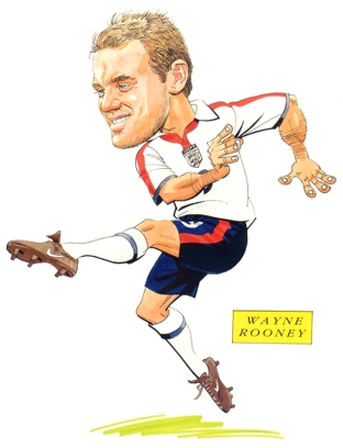 Wayne Rooney Caricature