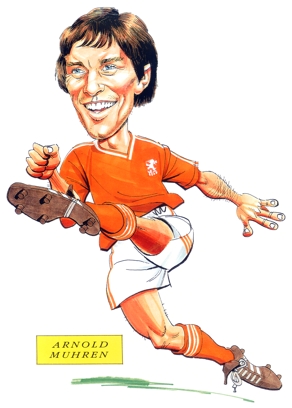 Arnold Muhren Caricature