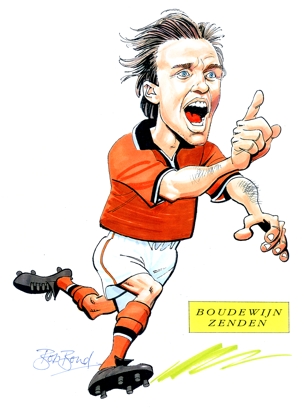 Boudewijn Zenden Caricature