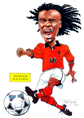 Edgar Davids Caricature