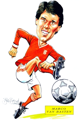 Marco Van Basten Caricature