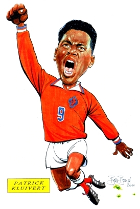 Patrick Kluivert Caricature