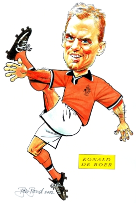 Ronald De Boer Caricature