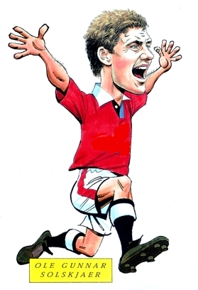 Ole Gunnar Solskjaer Caricature