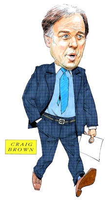 Craig Brown Caricature