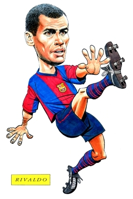 Rivaldo Caricature