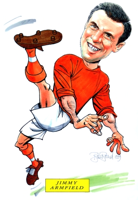 Jimmy Armfield Caricature