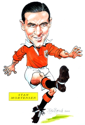 Stan Mortensen Caricature