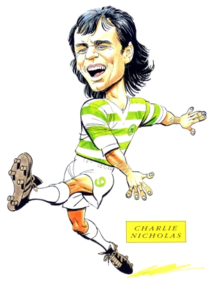 Charlie Nicholas Caricature