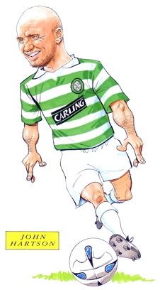 John Hartson Caricature