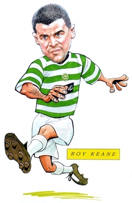 Roy Keane Caricature