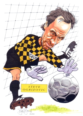 Steve Ogrizovic Caricature