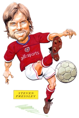 Steven Pressley Caricature