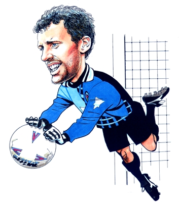 Tim Flowers Caricature