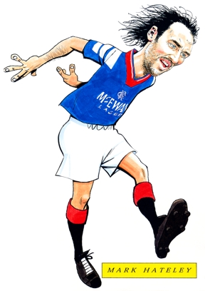 Mark Hateley Caricature