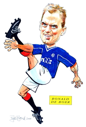 Ronald De Boer Caricature