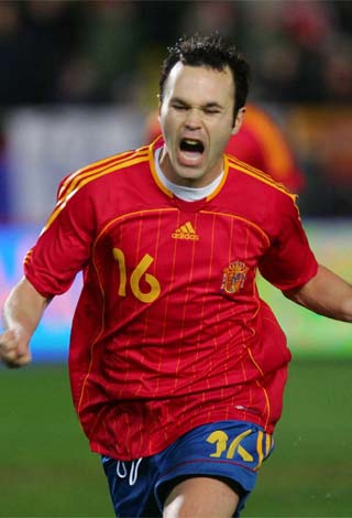 İniesta Spainen