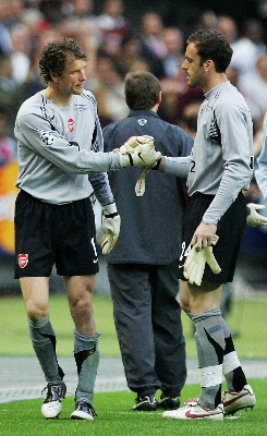 Manuel Almunia And Lehmann