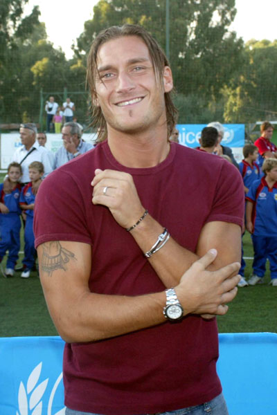 totti smile