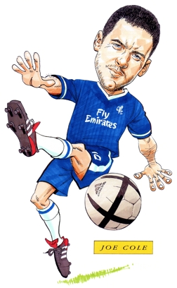 joe cole Caricature